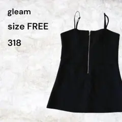 gleam ブラック キャミワンピース サイズFREEのサムネイル