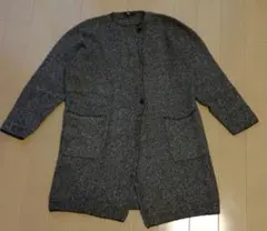 UNIQLO ユニクロ WOMEN ツイードニットコート サイズL