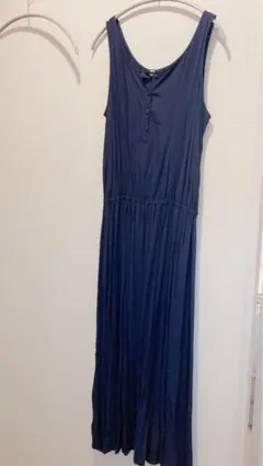 UNIQLO ワンピース キャミソール ネイビー Lサイズ