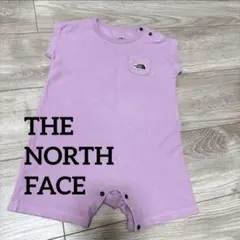 THE NORTH FACE パープルロンパース 80 半袖　ノースフェイス　紫