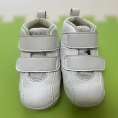 asics ベビーシューズ ホワイト　13.5