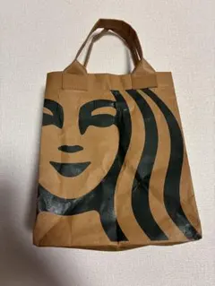 スターバックス クラフトペーパーショッパー-S