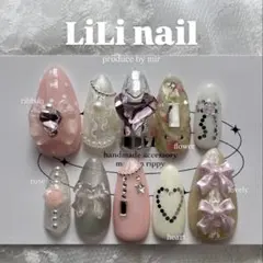 ♡ぴよ様専用♡ネイルチップ 韓国 フレンチガーリー ワンホンネイルピンク系