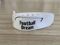 カシマサッカーミュージアム Football Dream リストバンド 白