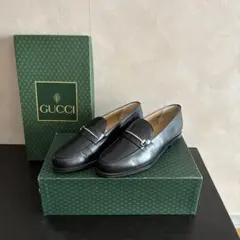 や*ん様 美品 GUCCI グッチ ラバー ホースビット ローファー ネイビー