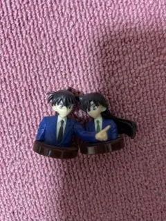 名探偵コナン　チョコエッグフィギア　新一　蘭　2体セット　新品未使用