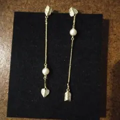 美品 kate spade ロングピアス