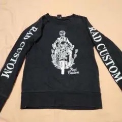 Rad Custom バイク　イラスト トレーナー