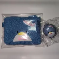 サンリオタキシードサム もふもふポーシェット ぷにぷにバルーンキーチェーンセット