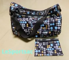 LeSportsac レスポートサック ポーチ付き ショルダーバッグ