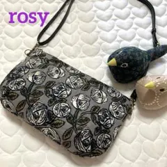 717 両面ロージーのショルダーバッグ　rosy ★レア★ 薔薇