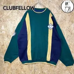 CLUBFELLOW 90s スウェット L ゴルフ ストライプ メンズ