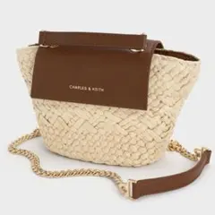 ⚠️最終値下げ Charles&Keith ショルダーバッグ カゴバッグ