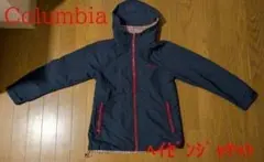 内生地チェック Columbia ヘイゼンジャケットパーカー レディース M 紺