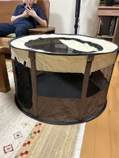 折りたたみ式 ペットサークル メッシュケージのサムネイル