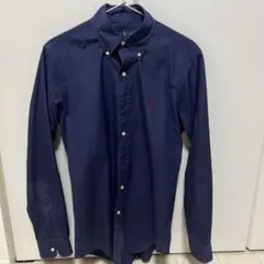 Ralph Lauren Classic Fit ネイビーシャツ XS