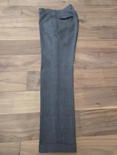 グレー ストライプ ウォッシャブルスラックスのサムネイル