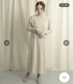 SENSE OF PLACE ニットワンピースレイヤードアンサンブル