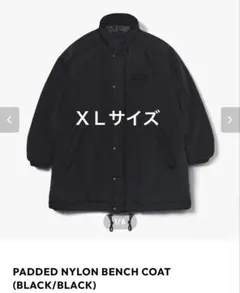 エンノイ　ENNOY PADDED NYLON BENCH COAT XL