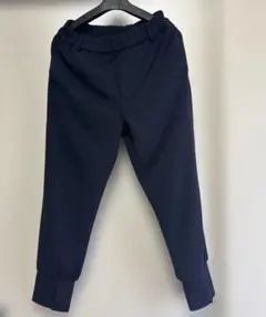 m.f.editorial スーツパンツ　リブ付き　伸縮性あり