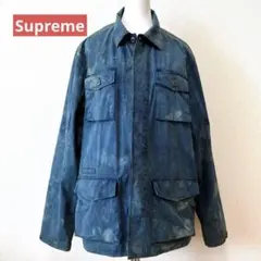シュプリーム(supreme)ジャケット　アウター　インディゴ　タイダイ柄　Ｍ