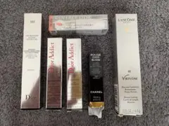 デパコス6点まとめ売り CHANEL DIOR LANCOME 口紅 マスカラ