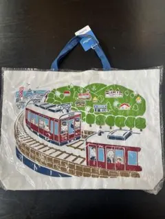 新品未開封・完売】ファミリア×阪急電車 コラボポーチ 限定 神戸 刺繍 