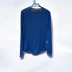 UNIQLO マメクロゴウチ シアークルーネックTシャツ M ブルー