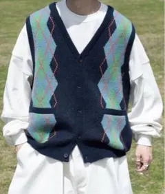 Perushu ニットベスト　Mサイズ