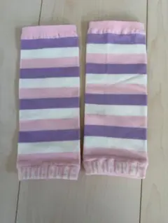 ミキハウス ベビーレッグウォーマー ストライプ