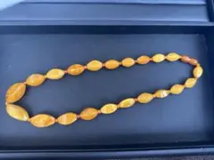 琥珀　ネックレス　ヴィンテージ アンバー