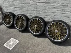 ローチャリ Deuce 20インチ クロームスピンナーホイール 2個セット