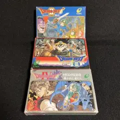 ファミコン ドラゴンクエスト2/3/4 箱説明書ハガキ付き まとめ