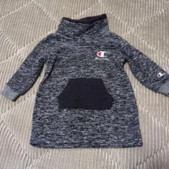 Champion グレー ハイネックワンピース