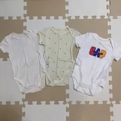GAP  ベビー　半袖　ロンパース　ユニクロ　半袖　ロンパース　肌着　3点セット