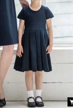 最終価格⭐️タグ付き新品⭐️VIRINA⭐️お受験ワンピ ネイビー 半袖