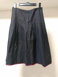 ARTISAN　アルチザン　膝丈　スカート　COMME CA　黒のサムネイル