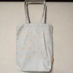 H&F ノベルティ　トートバッグ　ライトグレー　オレンジ