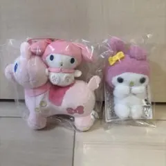 新品⭐︎ RODY×サンリオキャラクターズ ちいさなペアぬいぐるみ マイメロディ