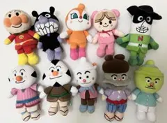セガ ぷりちぃビーンズシリーズ アンパンマン ぬいぐるみセット 10体