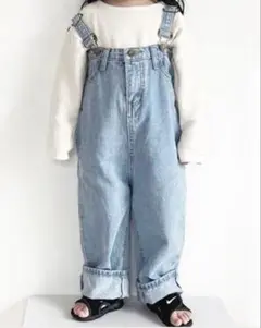 新品　キッズ　オーバーオール　サロペット　110