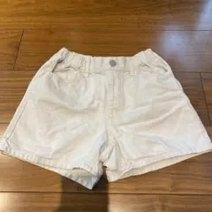 UNIQLO ホワイト ショートパンツ 140