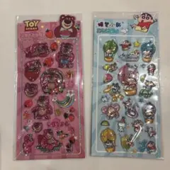 しんちゃん　トイストーリー　立体シール