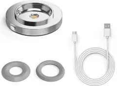 Rounkin　シルバー　 急速充電器 ソーラー充電器　腕時計