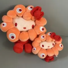 サンリオミャクミャク　推しカラーハローキティ　ぬいぐるみM BC カラビナセット