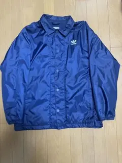 adidas ネイビー ナイロンジャケット Sサイズ