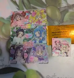 キミとアイドルプリキュア♪ハガキサイズカード、パン特典シール