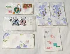 「手ぬぐい」と「ハンカチ」セット