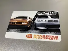 新品未使用 湾岸ミッドナイト5DX+ バナパスポート NC1柄 湾岸ミッドナイト5DX 初回生産限定版 バナパスポートカード BMW