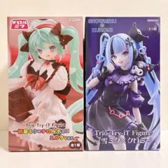 初音ミク　フィギュア　コラボ【2個セット】